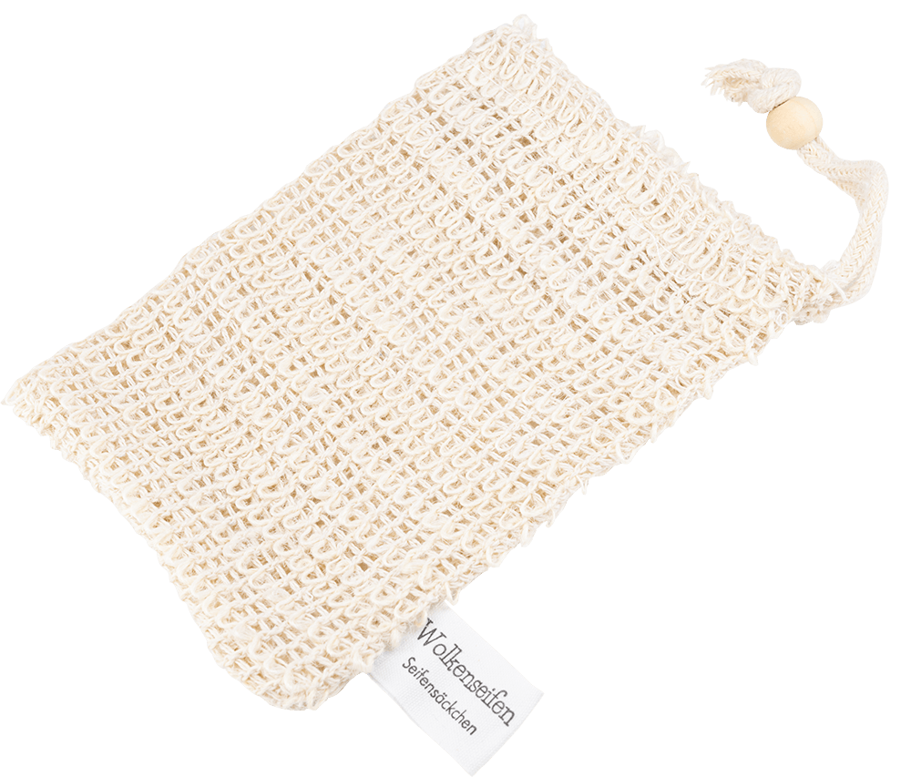 Sisal-Seifensäckchen Naturfarben