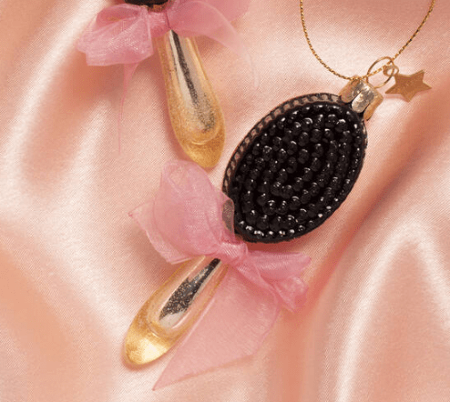 Glasobjekt Haarbürste