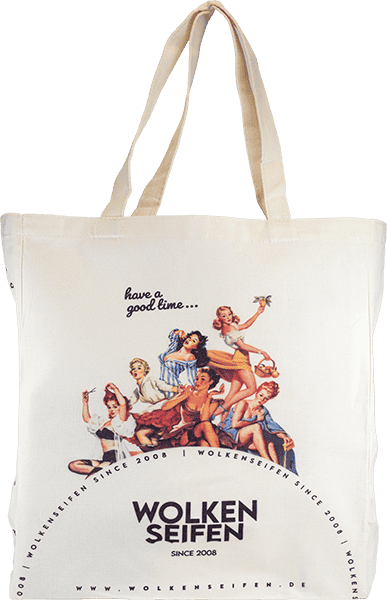 Einkaufsbeutel bunt Boden