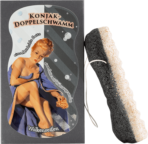 Konjac Doppel-Schwamm Körperschwamm Konjac doppelseitig