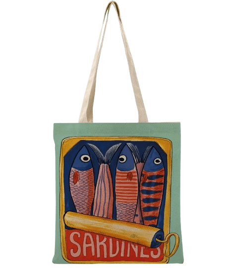 Einkaufsbeutel Sardine Einkaufsbeutel Sardine