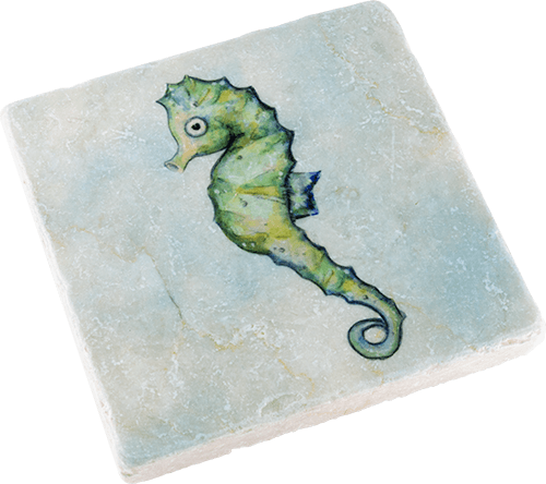 Kachelablage Seepferd