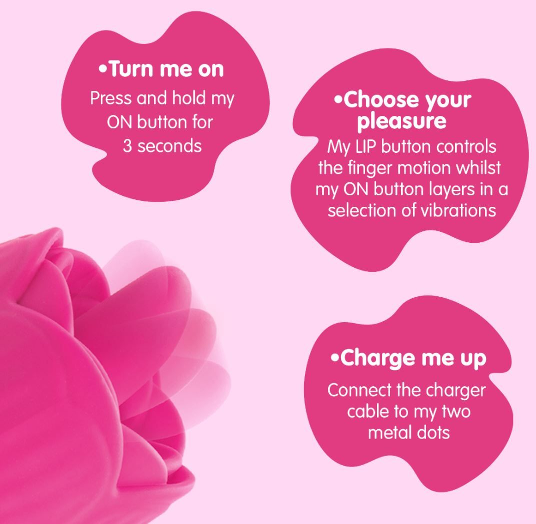 Zungenvibrator The Rose Flix