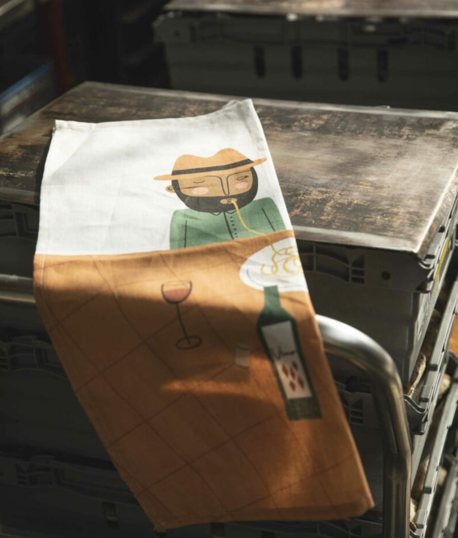 Geschirrtuch Spaghetti Geschirrtuch Spaghetti