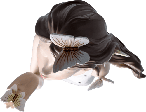 Mädchen mit Butterfly