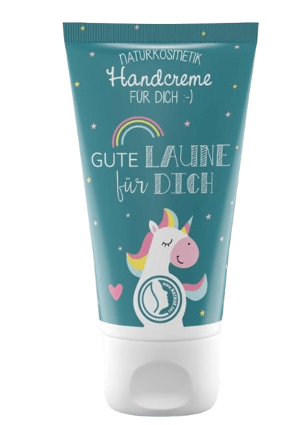 Geschenk für dich Handcreme gute Laune
