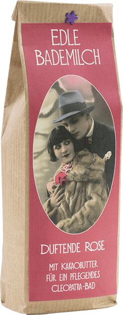 Bademilch Rose ohne Hintergrund