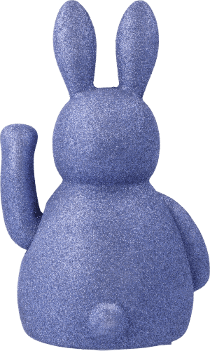 Winke-Hase glitzerblau