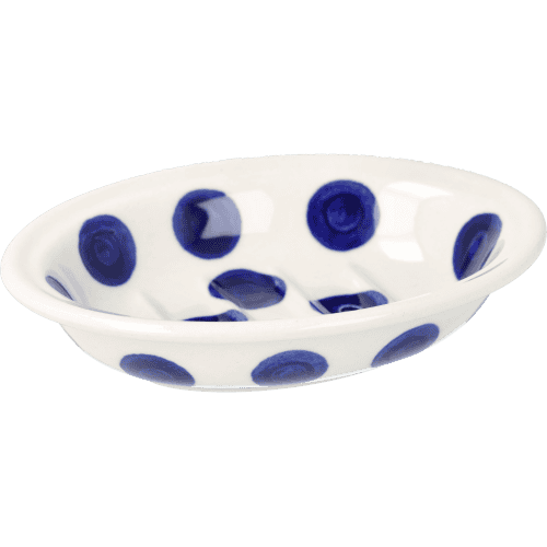 Seifenablage Bunzlauer Creme mit Punkten Seifenablage Bunzlauer Creme mit Punkten