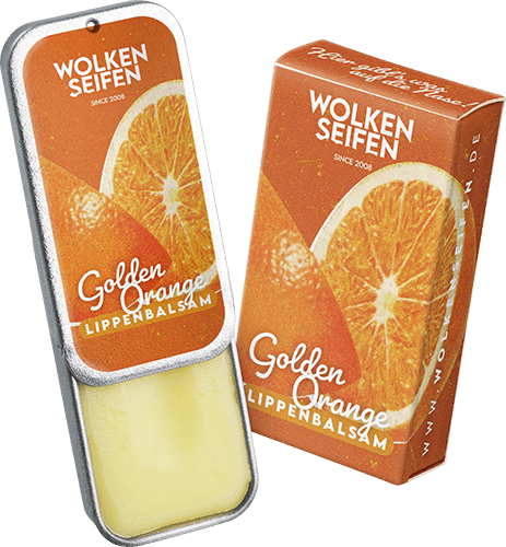 Lippenbalsam Golden Orange in Schiebedose