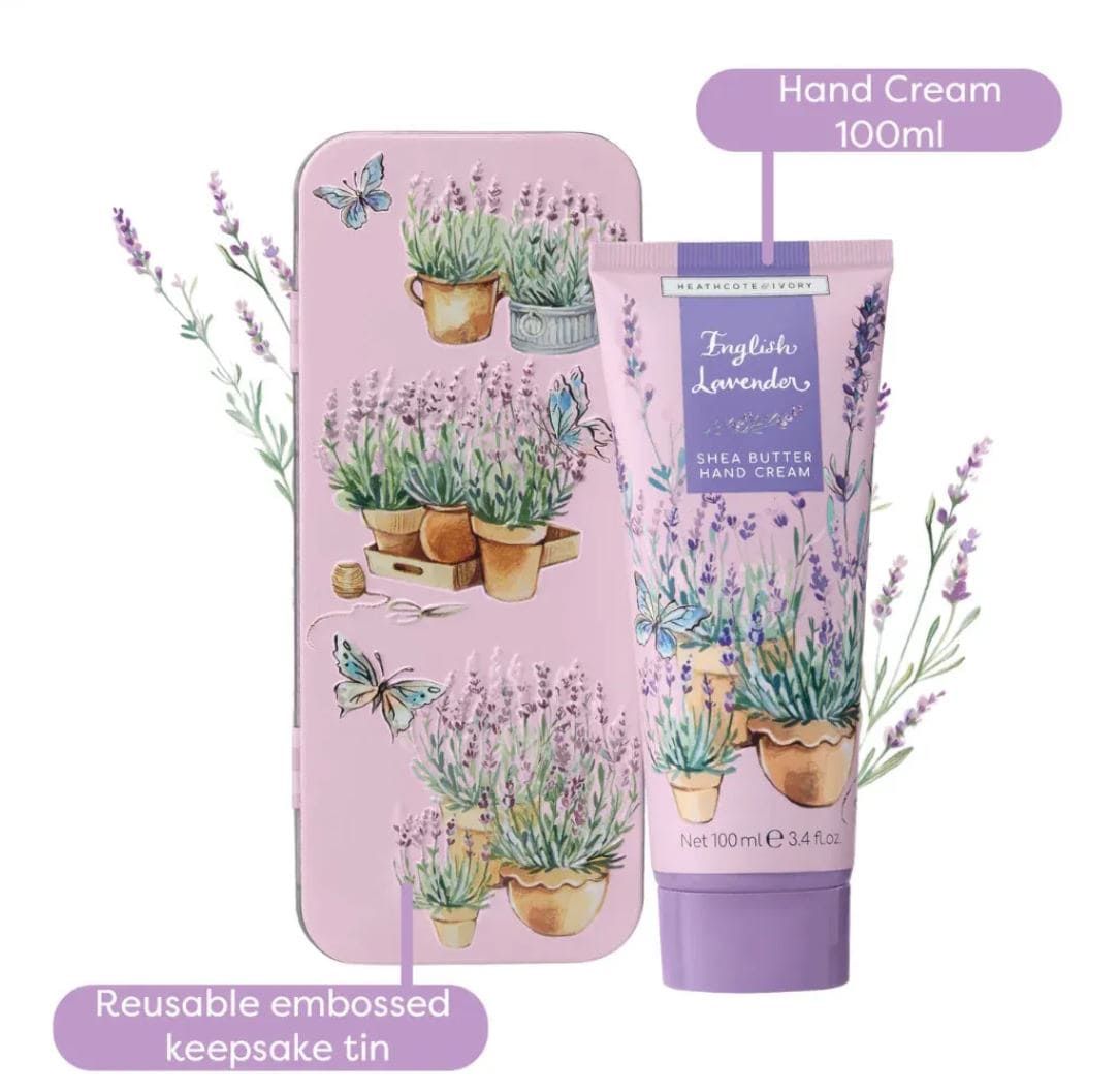 English Lavender Handcreme in a tin