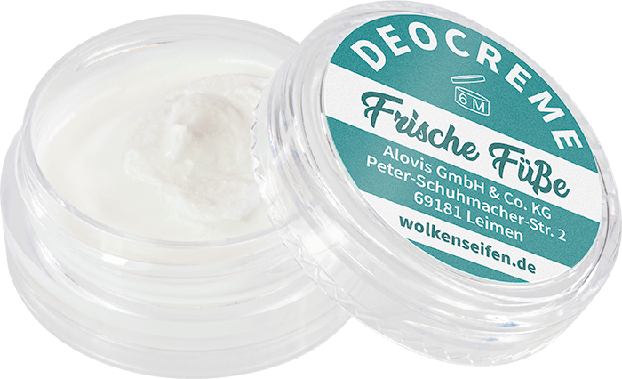 Deocremeprobe Frische Füße Minze