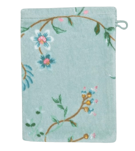 Waschhandschuh Les Fleurs Hellblau Pip Studio Waschlappen Les Fleurs Hellblau