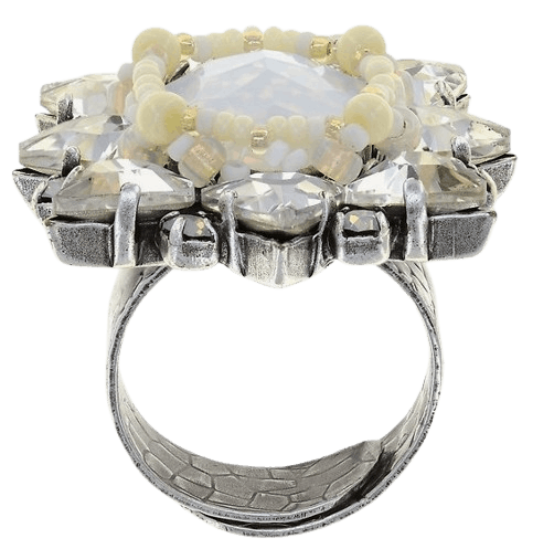 Hippie Ring Weiß Hippie Ring Weiß