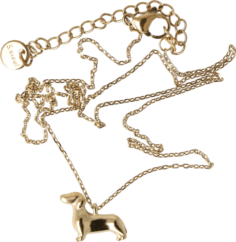 Halskette Hund Gold Halskette Hund Gold