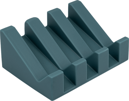 Seifenablage Silikon Rampe Petrol Seifenablage Silikon Rampe Petrol ohne Hintergrund