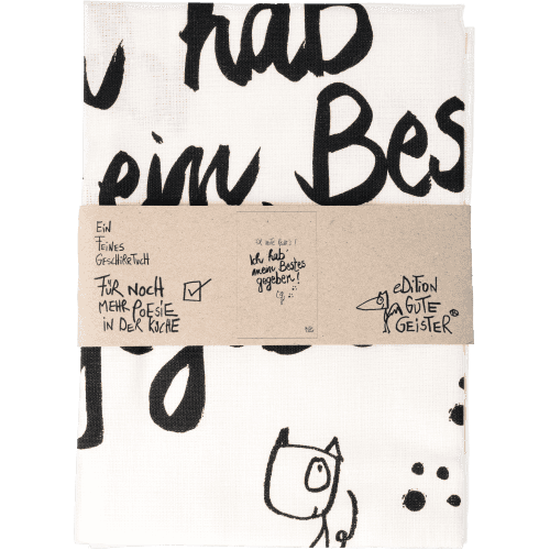 Geschirrtuch Bestes gegeben Geschirrtuch Bestes gegeben