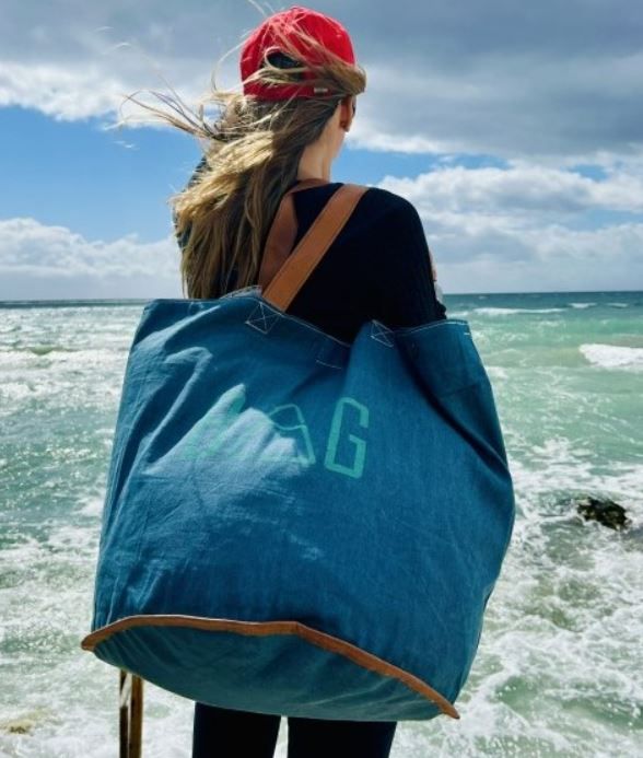 Segeltuchtasche Blau