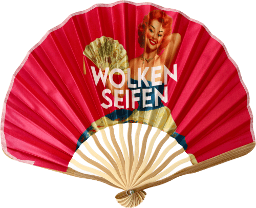 Wolkenseifen Design-Fächer