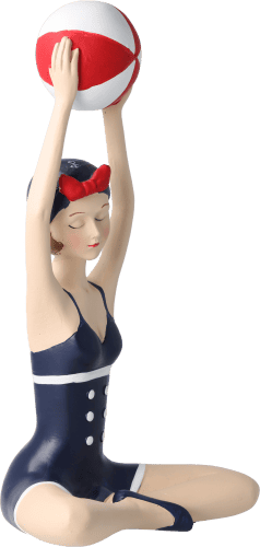 Pinup Schwimmerin Arme oben