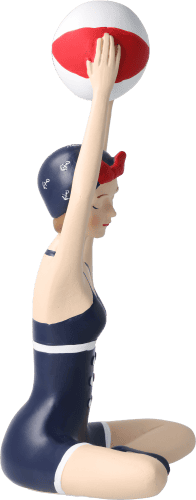 Pinup Schwimmerin Arme oben