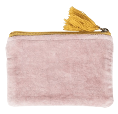 Kosmetiktasche Samt Flower rosa Kosmetiktasche Samt Flower rosa