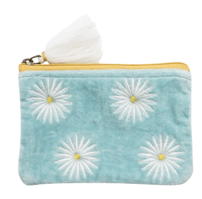 Kosmetiktasche Samt Flower