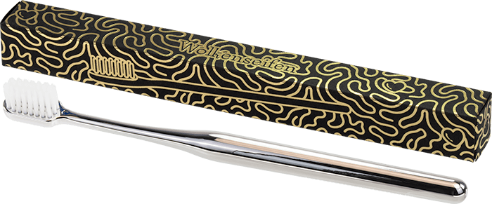 Wolkenseifen zahnbürste Gold Silber