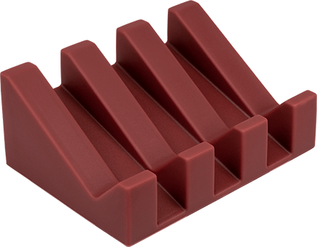 Seifenablage Silikon Rampe Rostrot Seifenablage Silikon Rampe Rostrot ohne Hintergrund