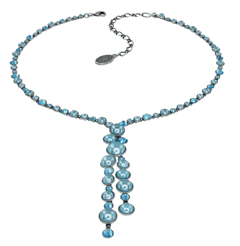 Bubble Cascade Y-Kette Blau Bubble Cascade Y-Kette Blau