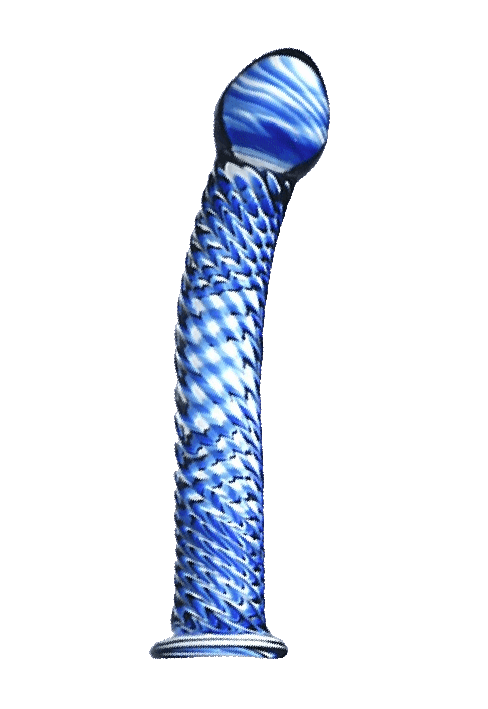 Maxi-Glas-Dildo Blue Sky Glasdildo Rose