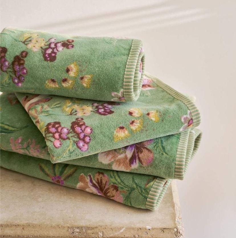 Gästehandtuch Secret Garden Grün