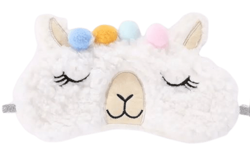 Schlafmaske aus Plüsch Drama Lama