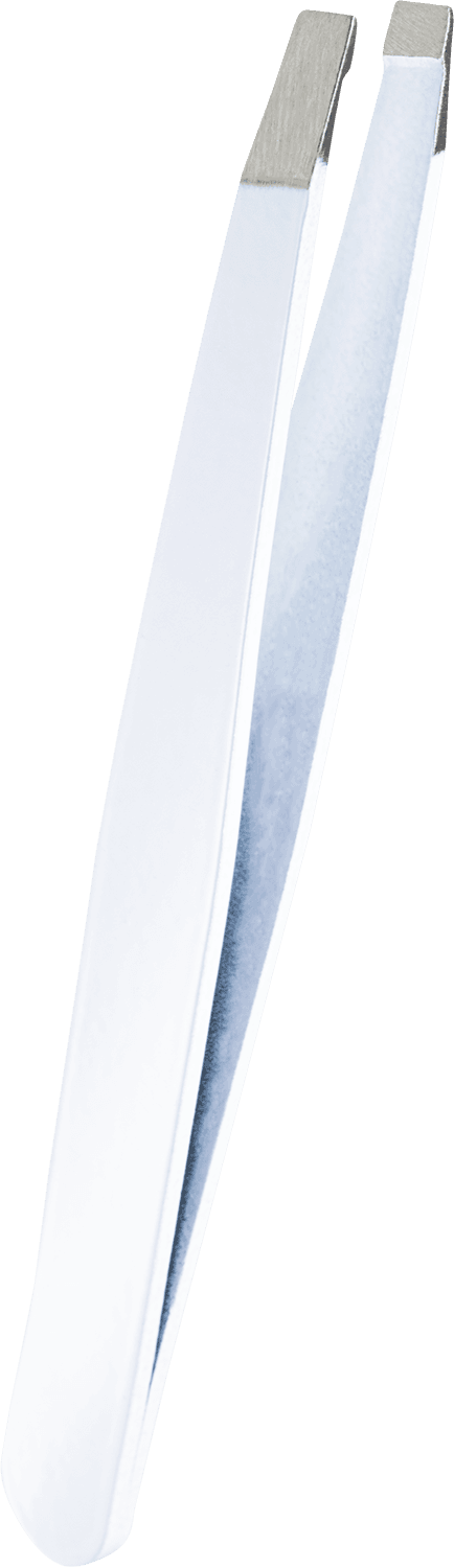 Kosmetik-Pinzette schräg Weiß Look To Go Nagellack Red Passion