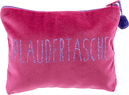 Tasche-HD groß Plaudertasche Samt-Kosmetiktasche Frau Heidelberg
