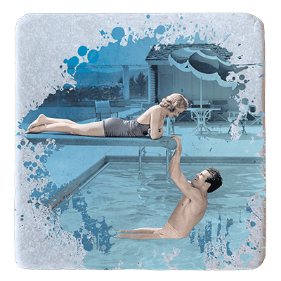 Kachelablage Pool-Couple Wolkenseifen Kachelablage Pool-Couple