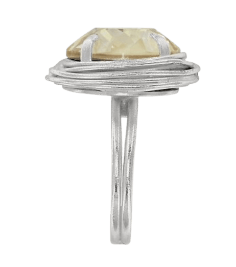 Global Glam Ring Beige Global Glam Ring Beige