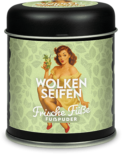 Fußpuder Frische Füße Wolkenseifen Fußpuder Frische Füße