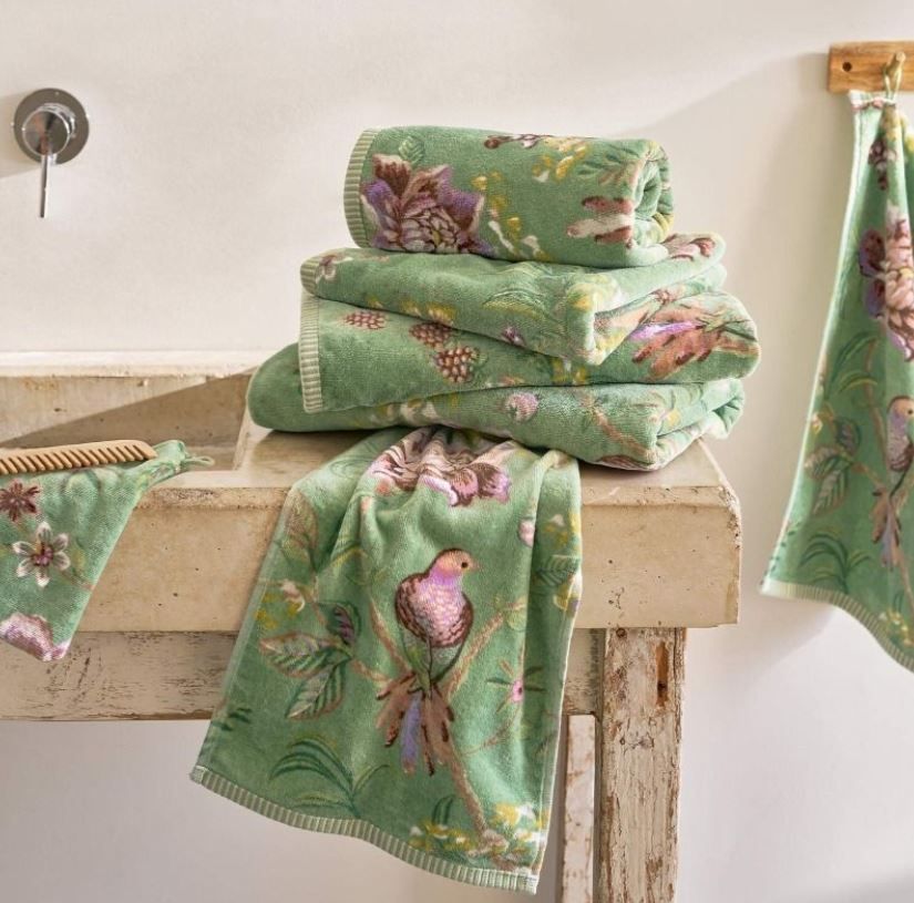 Gästehandtuch Secret Garden Grün