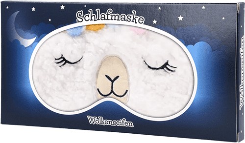 Schlafmaske Drama-Lama Creme