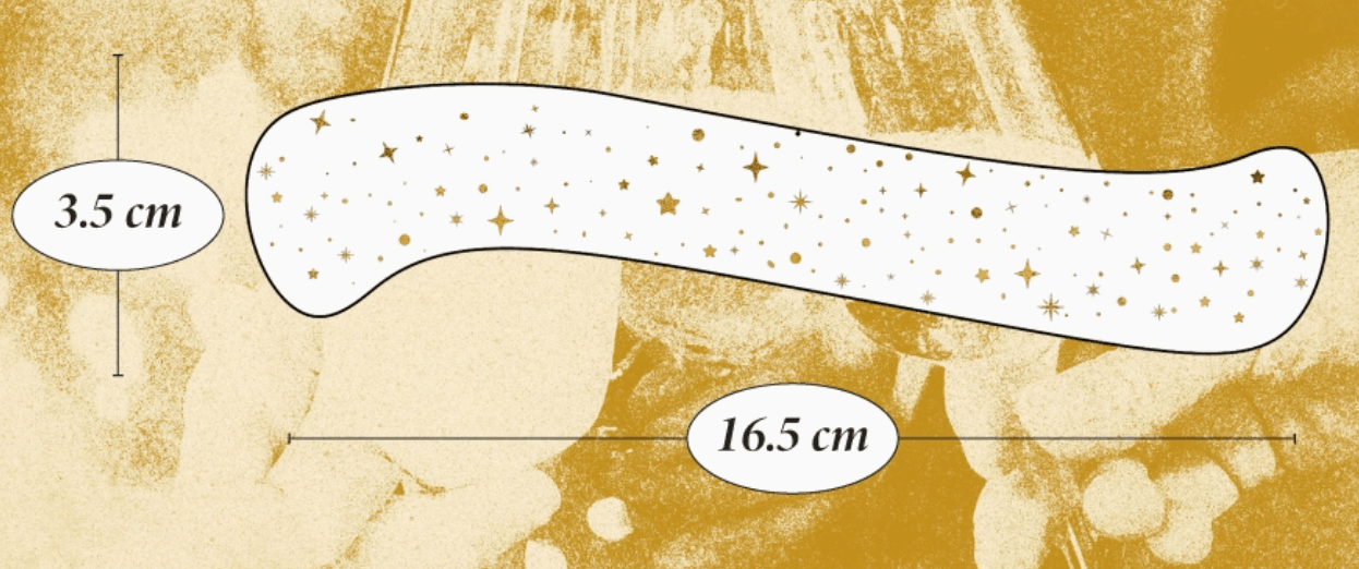 Gold Decolletage Glitter Makeup Patches Gold Decolletage Glitter Makeup Patches