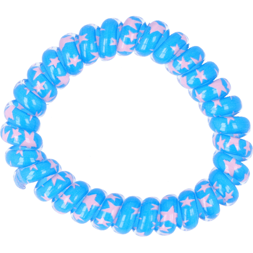 Spiral-Haargummis Blau-Mix Spiral-Haargummis Blau-Mix