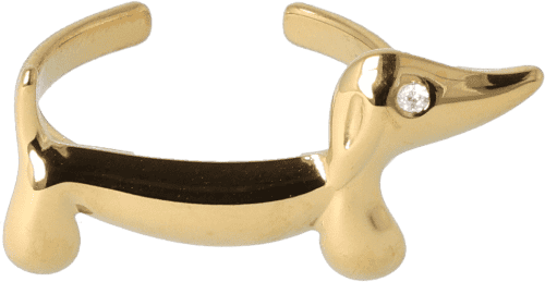 Dackel-Ring Gold Dackel-Ring Gold