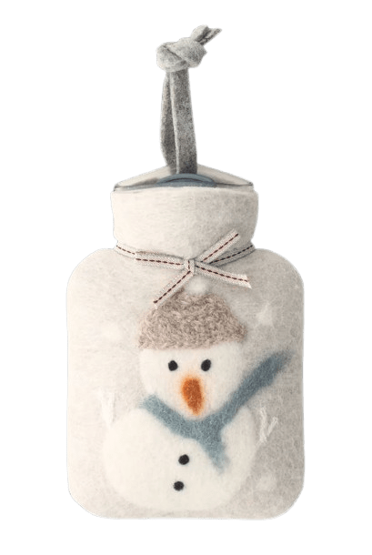 Mini-Wärmflasche Schneemann
