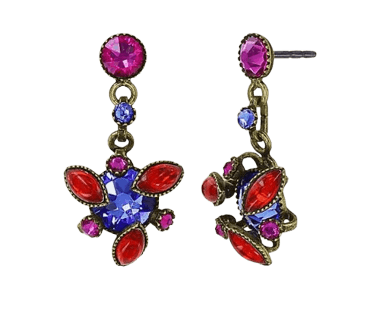 Alien Anemone Ohrringe Rot-Lila Alien Anemone Ohrringe Rot-Lila