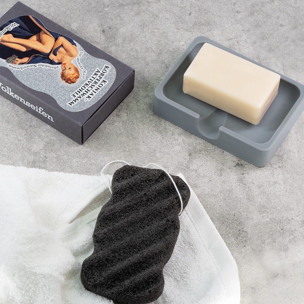 Konjac Körperschwamm Aktivkohle Konjac Körperschwamm Aktivkohle