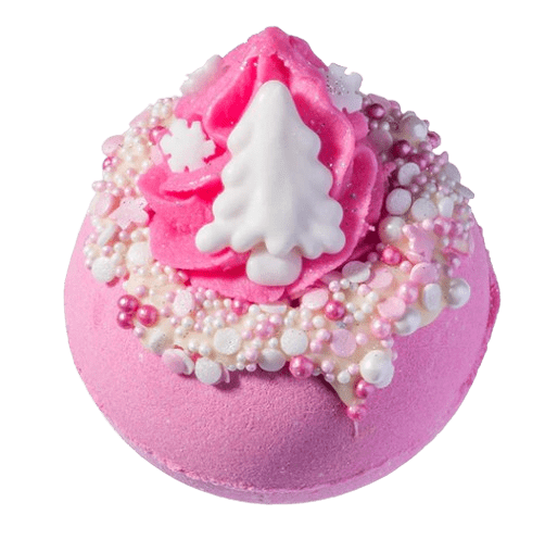 Badebombe Pink Christmas bomb Cosmetics Badebombe Pink Christmas
