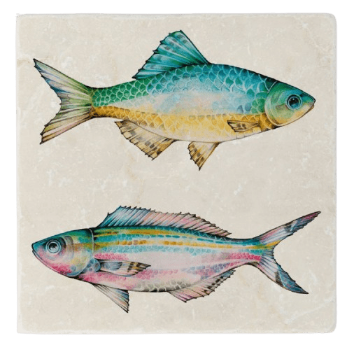 Kachelablage Fischduo Kachelablage Fischduo