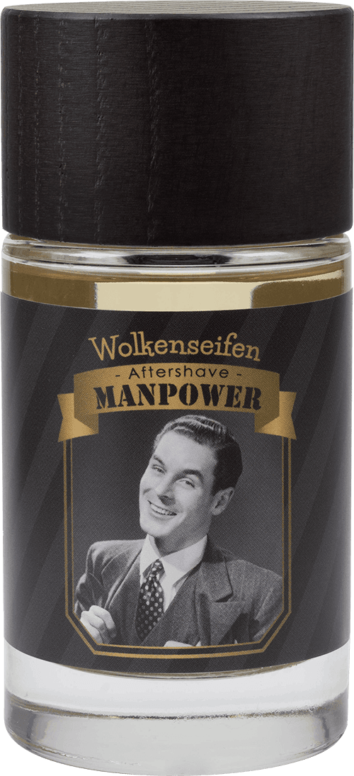 Aftershave Manpower Wolkenseifen Aftershave Manpower ohne Hintergrund