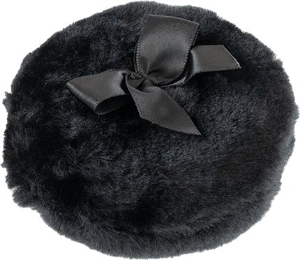 Puderquaste Schwarz Puderquaste Schwarz